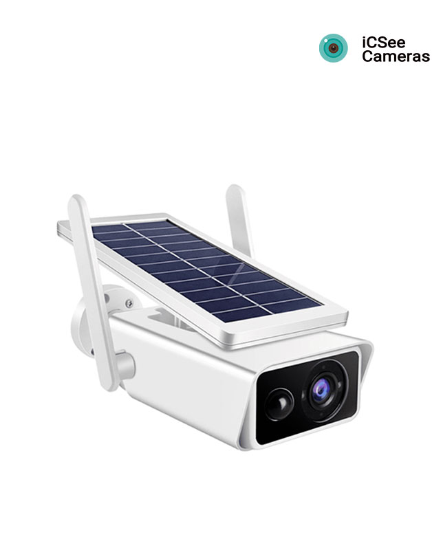 Camara De Seguridad Solar WIFI Inalambrica Para Casa Exterior HD 1080P Con  Audio