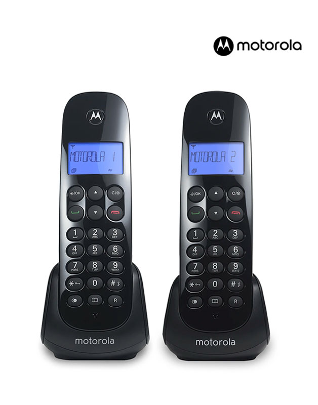 Teléfono Inalámbrico Digital DUO Motorola M700-2 – INFINITO